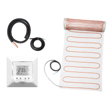  TECHNOTHERM WFK 9.0 Fűtőszőnyeg szett termosztáttal és termovezetékkel, 1.44kW, 50x1800cm fűtőkészülék