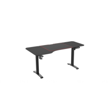 Techsend állítható magasságú íróasztal fekete (ED1675) íróasztal