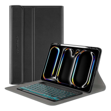 TECHSUIT Billentyűzet tok iPad Pro 13 (2024) készülékhez - Techsuit CozyTab tok - fekete tablet tok