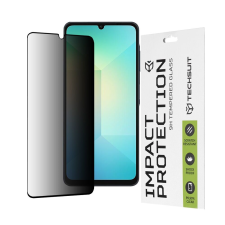 TECHSUIT Fólia Samsung Galaxy A06-hoz - Techsuit 111D Privacy Full Glue - fekete mobiltelefon kellék