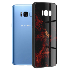 TECHSUIT - Glaze Series - Samsung Galaxy S8 Plus - Red Nebula (KF236231) tok és táska
