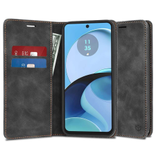 TECHSUIT Motorola Moto G14 borító - Techsuit Confy borító - fekete mobiltelefon kellék