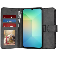 TECHSUIT Samsung Galaxy A06 tok - Techsuit Diary Book - fekete tok és táska