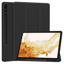 TECHSUIT Samsung Galaxy Tab S7 / S8 tok - Techsuit Flex Trifold - fekete tablet tok