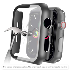 TECHSUIT Samsung Galaxy Watch4 / 5 (44 mm) burkolat + fólia - Techsuit Defense360 Pro - fekete okosóra kellék