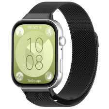 TECHSUIT Szíj Huawei Watch Fit 3-hoz - Techsuit óraszíj (W009) - fekete okosóra kellék