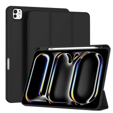 TECHSUIT Tok iPad Pro 11 (2024) készülékhez – Techsuit Flex Trifold – fekete tablet tok