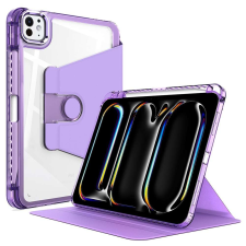TECHSUIT Tok iPad Pro 13 (2024) készülékhez – Techsuit Crystal Vision – lila tablet tok