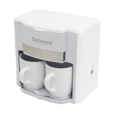 Techwood 2 csésze pour-over kávéfőző (fehér) kávéfőző