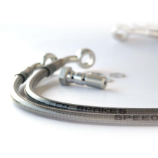 TECNIUM SPEEDBRAKES Aviation Féktömlő Rozsdamentes Acél/Piros Banjo egyéb motorkerékpár alkatrész