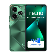Tecno Pova 6 Pro 6,78" 5G 12/256GB DualSIM okostelefon, zöld mobiltelefon