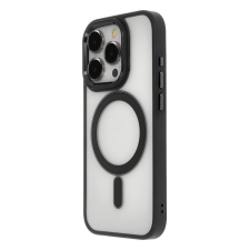 TectoShield Satin Elegant MagSafe-kompatibilis tok iPhone 15 Pro Max - fekete tok és táska