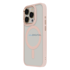 TectoShield Satin Elegant MagSafe-kompatibilis tok iPhone 15 Pro - rózsaszín tok és táska