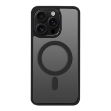 TectoShield Satin Matt MagSafe-kompatibilis tok iPhone 16 - fekete tok és táska