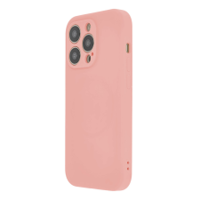 TectoShield Soft Touch MagSafe-kompatibilis tok iPhone 13 - pasztel rózsaszín tok és táska