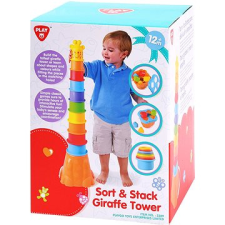 Teddies 2 az 1 -ben zsiráf betét puzzle, kirakós