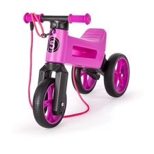 Teddies Neon Funny Wheels 2 az 1-ben, rózsaszínű lábbal hajtható járgány
