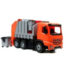 Teddies Szemeteskocsi autó Mercedes Actros - 72 cm autópálya és játékautó