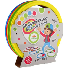 Teddies színes ugráló karikák társasjáték