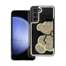 Teddy Bear Samsung Galaxy A14 5G csillogó köves tok, arany tok és táska