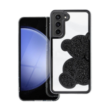 Teddy Bear Samsung Galaxy A53 csillogó köves tok, fekete tok és táska