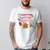 TeeInBlue A karácsonyi kalóriák nem számítanak egyedi karácsonyi póló Fehér póló / fehér / XL
