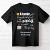 TeeInBlue Ajándék tanároknak egyedi póló Fekete póló / fekete / M