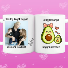 TeeInBlue Anyák napi fényképes bögre avokádó mintával Bögre copy / FEHÉR / NEM bögrék, csészék