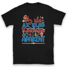 TeeInBlue Az idei az első karácsonyom apaként póló Póló / fekete / S ajándéktárgy
