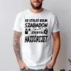 TeeInBlue Az utolsó bulim szabadon, ezentúl házi őrizet - póló legénybúcsúra Fehér / fehér / 2XL