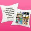 TeeInBlue Egyedi fényképes párna 8 képpel óvónőnek Kétoldalas párna / Fehér / szivacs