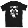 TeeInBlue Egyedi póló - így néz ki egy tökéletes Póló / fekete / S