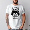 TeeInBlue Ez a gamer pólóm személyre szabható felirattal Fehér póló / fehér / M