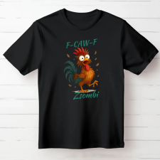 TeeInBlue F-caw-f póló egyedi névvel Fekete póló / fekete / S ajándéktárgy