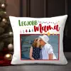 TeeInBlue Karácsonyi fényképes párna mamának Párna / FEHÉR HÁTOLDAL / szivacs