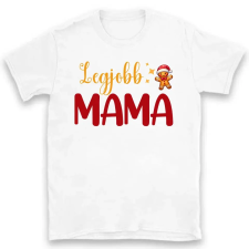 TeeInBlue Legjobb mama karácsonyi póló Póló / fehér / XL ajándéktárgy