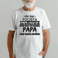 TeeInBlue Menő papa póló egyedi jellemzéssel Fehér póló / fehér / XL ajándéktárgy