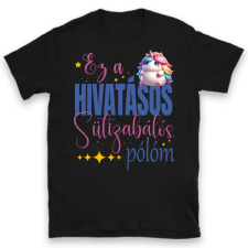 TeeInBlue Sütizabálós vicces karácsonyi póló nőknek Póló / fekete / XL ajándéktárgy