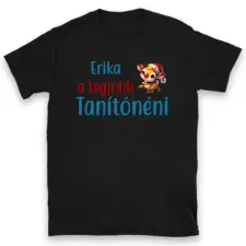TeeInBlue Szerkeszthető karácsonyi póló Póló / fekete / L ajándéktárgy