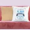 TeeInBlue Születésnapi párna egyedi felirattal Párna / BÉZS PLÜSS HÁTOLDAL / antiallergén