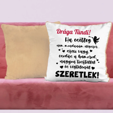 TeeInBlue Valentin napi vicces párna - szexi vagy Párna / BÉZS PLÜSS HÁTOLDAL / szivacs lakástextília
