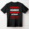 TeeInBlue Végre nyugdíjas lettem - póló nyugdíjasoknak névvel és egyedi felirattal Fekete póló / fekete / 2XL