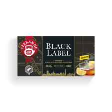 TEEKANNE Black Label fekete tea keverék citromlével reform élelmiszer