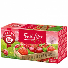TEEKANNE Gyümölcstea, 20x2,5 g, TEEKANNE &quot;Fruit kiss&quot;, eper-meggy tea