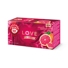 TEEKANNE wof love pink grapefruit ízű gyümölcstea 20db tea