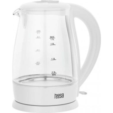Teesa Elektromos Vízforraló, Üveg, 2000 W, Fehér, 1,7 L (TSA1511W) vízforraló és teáskanna