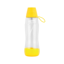 Teesa PURE WATER YELLOW szűrő palack kulacs, kulacstartó