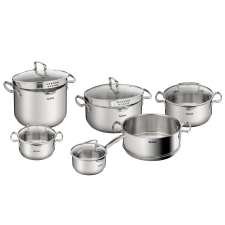 Tefal G719SB66 Duetto+ 11 részes Edénykészlet - ezüst edény