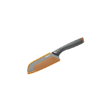 Tefal K1220114 Fresh Kitchen japán santoku kés, szürke/narancssárga konyhai eszköz