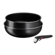 Tefal L1539153 Ingenio Easy Cook & Clean serpenyő szett, 3 db-os edény